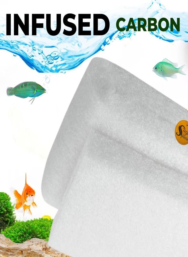 سايج سكوير فلتر أحواض السمك المربع من سيج مصنوع من القطن/الإسفنج - ترشيح ميكانيكي وبيولوجي فعال للحصول على مياه نقية تمامًا، تصميم متين للاستخدام طويل الأمد، مناسب لأحواض المياه العذبة والمالحة (أبيض) - Image 3